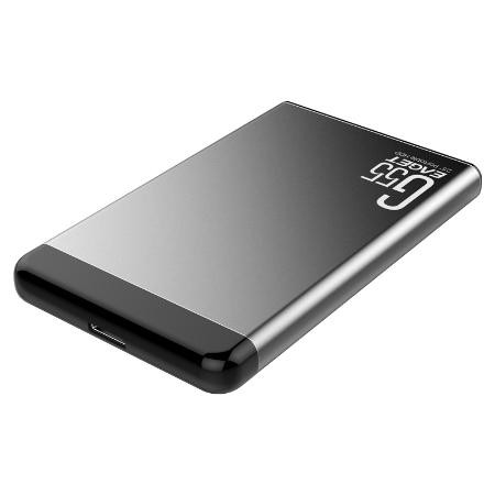 忆捷（EAGET）USB3.0移动硬盘G55 2.5英寸全金属文件数据备份存储安全高速防震 500GB